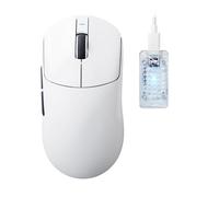 MAMBASNAKE Attack Shark X8 Ultimate Souris de jeu filaire et sans fil 8K PAW3950MAX 42K DPI, puce Nordic 54L15 Pro, pilote Web trimode 800 mAh, accessoires de jeu PC programmables pour Windows/Mac