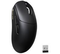 MAMBASNAKE Attack Shark X8PLUS Souris de Jeu sans Fil, Capteur PixArt PAW3395PRO, 40000 DPI, Bluetooth/2,4GHz sans Fil/Filaire, Ultra-légère 55g, Pieds en PTFE Double Couche, pour PC/Xbox/Mac (Noir)