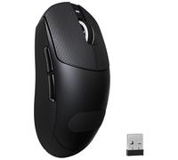 MAMBASNAKE Attack Shark X8PLUS Souris de Jeu sans Fil, Capteur PixArt PAW3395PRO, 40000 DPI, Bluetooth/2,4GHz/Filaire, Ultra-légère 55g, Double-Layer PTFE Feet, pour PC/Xbox/Mac (Noir et Grip Tape)