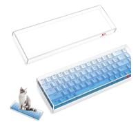 MAMBASNAKE Housse de clavier en acrylique de qualité supérieure à 68 touches - Étanche et anti-chocs - Pour clavier de jeu mécanique TKL PC - 31 x 10,2 x 2,3 cm - Compatible avec K68 RK68 SKY68 T8 K6