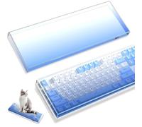 MAMBASNAKE Housse de clavier en acrylique de qualité supérieure à 87 touches - Étanche et anti-chocs - Pour clavier de jeu mécanique TKL PC - 32,8 x 12,7 x 2,3 cm - Compatible avec K87 AK873 RK87 K86