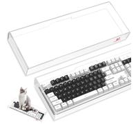 MAMBASNAKE Housse de Protection pour Clavier 98 Touches en Acrylique de qualité supérieure, étanche, Anti-Choc, Transparente, pour Clavier de Jeu mécanique PC, 44,2 x 16,5 x 4,8 cm, K61 K68 K87 K98