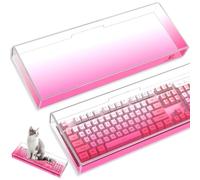 MAMBASNAKE Housse de Protection pour Clavier 98 Touches en Acrylique de qualité supérieure, étanche, Anti-Choc, Transparente, pour Clavier de Jeu mécanique PC, 44,2 x 16,5 x 4,8 cm, K61 K68 K87 K98