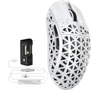 MAMBASNAKE M5 Ultra Carbon Fiber Souris de jeu sans fil 8000 Hz, 39 g, super légère, 42000 DPI PAW3950MAX, puce Nordic 52840, Bluetooth/2.4G/USB-C