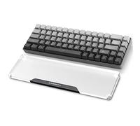 MAMBASNAKE Repose-poignet pour Compact 68 Keys Clavier, Wrist Rest, Premier Acrylique Transparent, Pieds Antidérapants, Ergonomique Keyboard Palm Rest pour Office/Gaming/Laptop - Noir