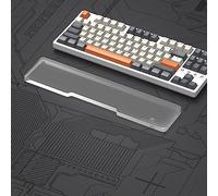 MAMBASNAKE Repose-poignet pour TKL 80% Clavier - Wrist Rest, Premier Acrylique Transparent, Semelles Antidérapantes, Ergonomique Keyboard Palm Rest pour Office/Gaming/Typing/Laptop