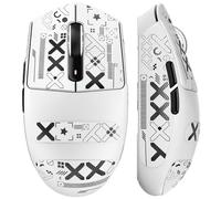 MAMBASNAKE x Attack Shark G3 Souris Gamer sans Fil, Ultra-Légère 59g, Capteur Optique PAW3311, 25 000 DPI, Bluetooth/2.4G/USB-C, 5 Boutons Programmables, Grip Antidérapant, 500mAh pour PC/Mac - Blanc