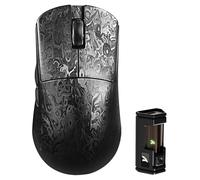 MAMBASNAKE x ATTACK SHARK R11 ULTRA Souris de jeu sans fil en fibre de carbone, 8000Hz, 49g SUPERLIGHT, 42000DPI, Capteur PAW3950MAX, Puce Nordic 52840, Revêtement Nano-Métal Ice, 20000 FPS, Souris BT