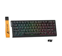 MAMBASNAKE X Attack Shark X68PRO HE Clavier Gaming sans Fil-Contours Noirs