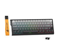 MAMBASNAKE X Attack Shark X68PRO HE Clavier Gaming sans Fil-Dégradé Noir