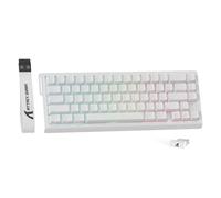MAMBASNAKE XATTACK Shark X68PRO HE Clavier Gaming sans Fil-Contours Blancs