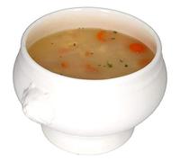 MamboCat Leo Löwenkopf Soupière à soupe, grande taille, 1 bol à soupe de 2 l, terrine royale en faïence blanche, marmite pour servir la soupe, les ragoûts, etc