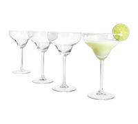 MamboCat Lot de 4 verres à Margarita - 150 ml - Hauteur : 18 cm - Pour 4 personnes - Verre à cocktail transparent pour boissons glacées, Daiquiri & Co. - Verres transparents pour la maison, les fêtes,