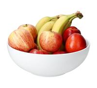 MamboCat Saladier stable grand diamètre 26 cm I 2 l I Bols de service en porcelaine blanche pour salade, fruits, accompagnements et collations | Bol XL pour petit déjeuner, midi, café et dîner