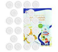 MamboCat WECK Lot de 20 couvercles fraîcheur pour Bocal à Bord Rond 60 mm, Couvercle en Plastique, Fermeture des bocaux