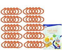 MamboCat Weck Lot de 50 Joints d'étanchéité en Caoutchouc 54 x 67 mm pour Bord Rond 60, RR60, Fermeture hermétique