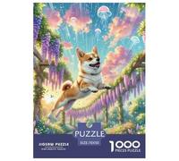 Mamé Shiba Puzzle 1000 Pièces Art Collection Chien de Compagnie Illustration Colorée Adultes Et Enfants Dès 14 Ans70x50cm/1000pcs