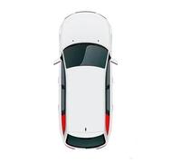 MAMEFVBB Cache Soleil Voiture pour A4 pour Berline B9 2015-2023 Pare-Soleil Magnétique sur Mesure avec Rideau en pour Pare-Brise Avant(2Pieces Side Triangle)