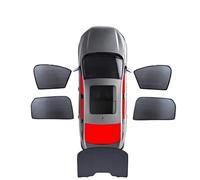 MAMEFVBB Cache Soleil Voiture pour MG pour HS pour EHS MK2 2024-2026 pour Roewe RX5 Pare-Soleil Magnétiques Isolants Thermiques pour Vitres De Voiture(5Pieces)