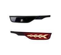 MAMEFVBB Feux anti-brouillard Feu Antibrouillard Arrière À LED Pour Voiture, Feu De Freinage, Clignotant, Réflecteur, Pour Jazz Pour Fit 2018, 2019, 2020(Smoke Model C,Asia model)