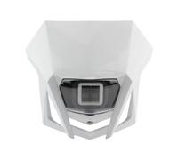 MAMEFVBB Phare Moto Phares Plaque Phare Moto LED 12V Pour SUZUKI Pour DRZ Pour RMZ Pour RM 85 125 250 Dirt Bike Pour Enduro Motocross Accessoires Carénage(Blanc)