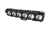 MAMEFVBB Phare Moto Phares Projecteur LED 6 Lentilles Feux Brouillard À Faisceau Haut/bas Bicolore Pour Voiture Camion SUV UTV 12 V 24 V Pour Mini Phare À Lentille Feu Conduite