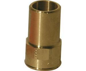 Mamelon bronze mâle cuivre Ø 18 taraudé femelle Ø 15/21 VIEGA