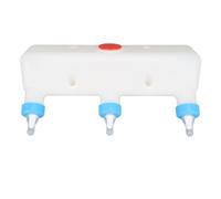 Mamelon D'alimentation pour Chiot 3L, Mangeoire à Lait pour Petits Animaux avec 3 Sucettes en Silicone, Station D'alimentation en Eau de Lait, Tétine pour Porcelets, Chiots,