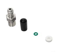 Mamelon de remplissage mâle à connexion rapide de 8 mm pour HPA/N2-1/8 pour NPT BSPP M10 M8 Options de noyau de soupape, couplage Foster en acier inoxydable, 300 bar/4500 psi R (M10)