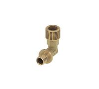 TECEflex Mamelon de transition coudé, laiton standard, 767520, Exécution: dimension 20 x filetage extérieur (R) 1/2"