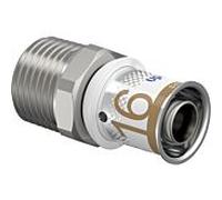 Uponor Raccord de transition S-Press Plus MLC 16 mm x 1/2" AG
