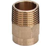 Mamelon de transition Viega 101657 15 mm x R 3/8, bronze