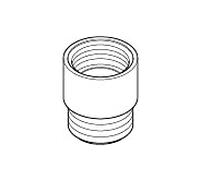 Dornbracht mamelon G1/2-AxG1/2-I 09240302790 27,5 mm
