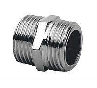 'Mamelon Double 1/2 en laiton chromé AG/AG