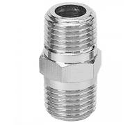 Raccord pneumatique - mamelon double - filetage conique mâle A2 1/2"G et 1/4"G - 15 bars - A2 1412 PRÉVOST