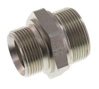 Mamelon double en acier zingué G 1 1/2'' x G 1 1/4'' 315 Bar - Hydraulique