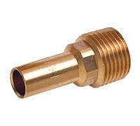 Mamelon double laiton à souder 8280G Ø18 fileté mâle 3/4" chauffage et sanitaire - THERMADOR 8280G1820