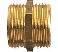 Mamelon double mâle 12/17laiton - GARIS - D04002B G