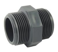 Mamelon double mâle PVC pression 50x60 CODITAL