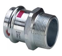 Mamelon électrozingué femelle diamètre 35 à sertir fileté mâle 33/42 VIEGA