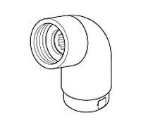 mamelon enfichable Dornbracht 04240418900-33 cpl. 2000 /2x20,-noir mat