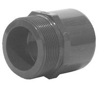Mamelon fer PVC pression M/visser M/F coller 20x27 25x20