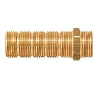 Mamelon laiton égal mâle 20x27 Longueur 38 mm