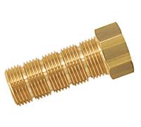 Mamelon laiton égal mâle-femelle 15x21 Longueur 38 mm