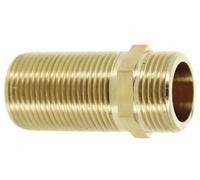 Mamelon long double mâle 40 mm 3/4 laiton GARIS D04104B