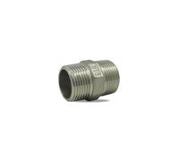 Mamelon male/male en inox 316-1''