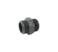 Mamelon Mâle-Mâle PVC-U à visser PN16 : Jonction double filetée - 2''