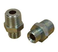 Mamelon pour raccordement flexible fioul - Mâle : 8x13-12x17 DIFF Doré G