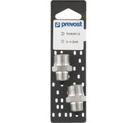 Mamelon PREVOST double filetage - Mâle conique - La paire - R 1/4 x R 1/4 - A2 1414P2