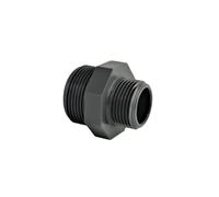 Mamelon PVC pression mâle 20x27 réduit mâle 15x21